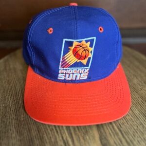 Vintage 2001 Phoenix Suns Blue and Orange SnapBack Hat Cap